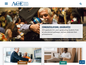 'acenet.edu' screenshot