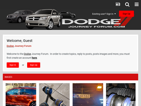 'dodgejourneyforum.com' screenshot