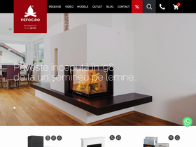 'pefoc.ro' screenshot