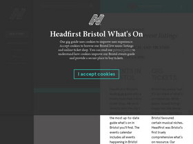 'headfirstbristol.co.uk' screenshot