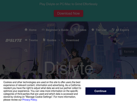 'playdislyte.com' screenshot