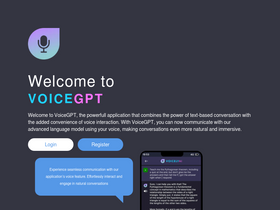 'voicegpt.us' screenshot