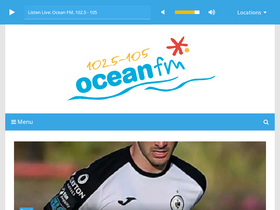'oceanfm.ie' screenshot