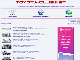 'toyota-club.net' screenshot
