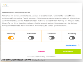 'babyonlineshop.de' screenshot
