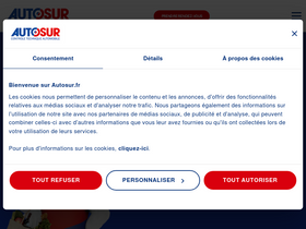 'autosur.fr' screenshot