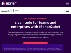 'sonarqube.org' screenshot