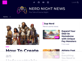'nerdnightnews.com' screenshot