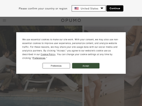 'opumo.com' screenshot