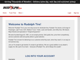 'rudolphtire.com' screenshot