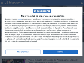 'hispasonic.com' screenshot