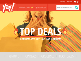 'yaysavings.com' screenshot