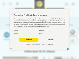 'lampe.de' screenshot