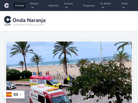 'ondanaranjacope.com' screenshot