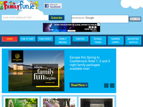'familyfun.ie' screenshot