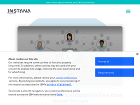 'instana.com' screenshot