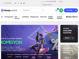 'hesap.com.tr' screenshot