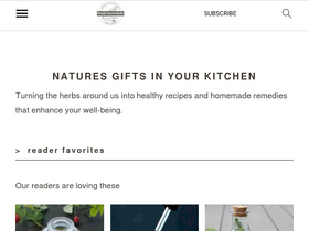 'simplybeyondherbs.com' screenshot