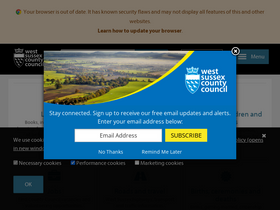 'westsussex.gov.uk' screenshot