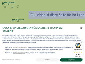 'paulgreen-shop.de' screenshot
