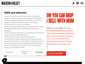 'maison-objet.com' screenshot