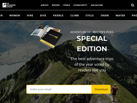 'theadventurejunkies.com' screenshot