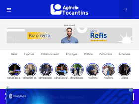 'agenciatocantins.com.br' screenshot