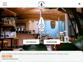 coffeeandcoconuts.com homepage screenshot