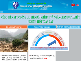 'nchmf.gov.vn' screenshot
