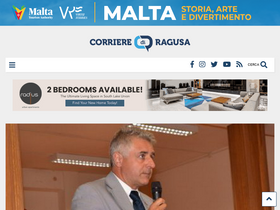 'corrierediragusa.it' screenshot