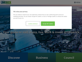 'limerick.ie' screenshot