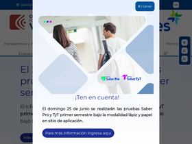'icfes.gov.co' screenshot