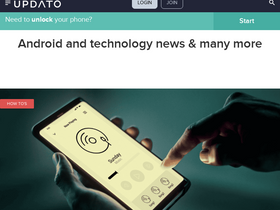 'updato.com' screenshot