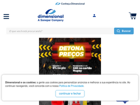 'dimensional.com.br' screenshot