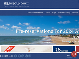 'surforsound.com' screenshot