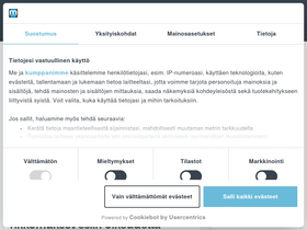 'moottori.fi' screenshot