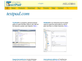 'textpad.com' screenshot