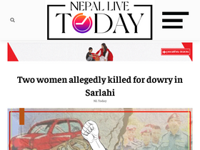 'nepallivetoday.com' screenshot