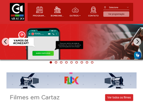 'cinearaujo.com.br' screenshot