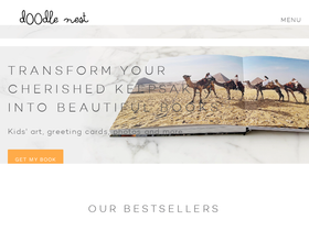 Doodle Nest homepage screenshot
