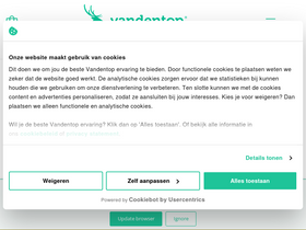 'vandentop.nl' screenshot
