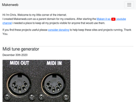 'makenweb.com' screenshot