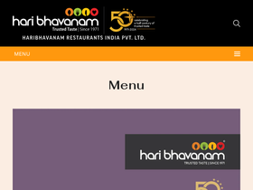 haribhavanam.com homepage screenshot