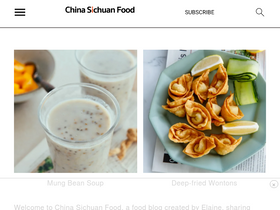 'chinasichuanfood.com' screenshot