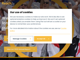 'reachplc.com' screenshot