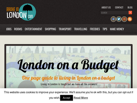 'brokeinlondon.com' screenshot