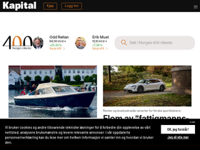'kapital.no' screenshot