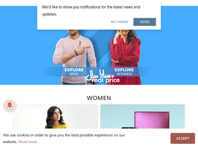 'zellbury.com' screenshot