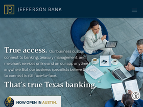 'jeffersonbank.com' screenshot