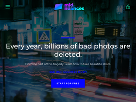 Midnuances Academy homepage screenshot
